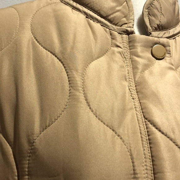 Lucky Brand tan quilted coat Large New with Tags - Picture 4 of 10